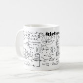 Geeky Mathematik Personalisiert Kaffeetasse (Vorderseite Links)