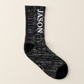 Geeky Physik-personalisierte Geschenke Socken (Rechts - Außen)