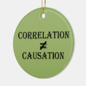 Geeky Scientist Keramikornament (Links)