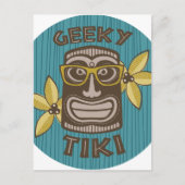 Geeky Tiki Postkarte (Vorderseite)