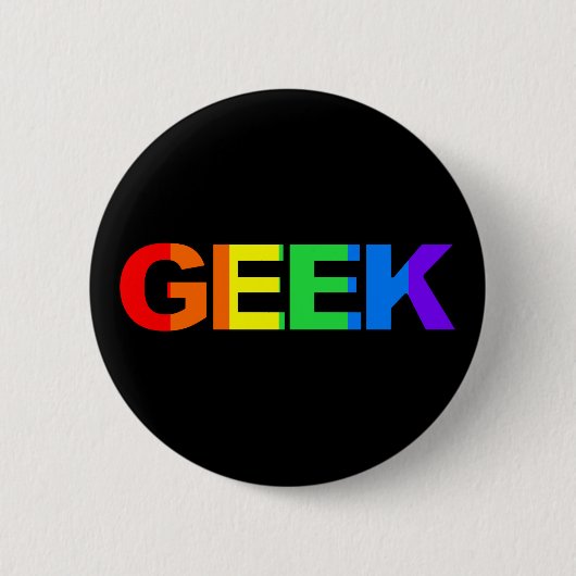 Geeky und que wie button (Vorderseite)
