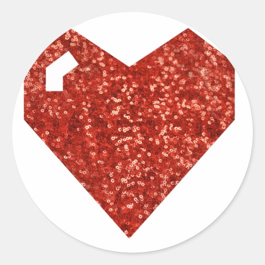 Geeky-Valentinstag Runder Aufkleber (Vorderseite)