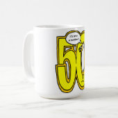geel gezicht 50, it 's only a number kaffeetasse (Vorderseite Links)