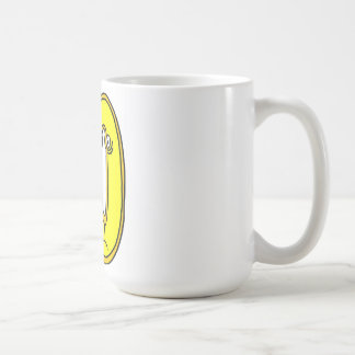 geel gezicht 50, it 's only a number kaffeetasse