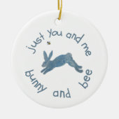 Geem Bunny Bee Bunnies Bees Baby Keramik Ornament (Vorne)