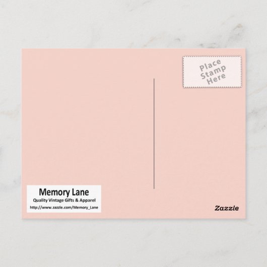 geerbt postkarte (Rückseite)