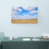 Geerntete Weizenfelder Banner (Messe)