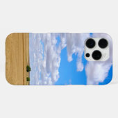 Geerntete Weizenfelder iPhone Hülle (Rückseite (Horizontal))