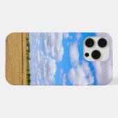 Geerntete Weizenfelder  iPhone Hülle (Rückseite (Horizontal))