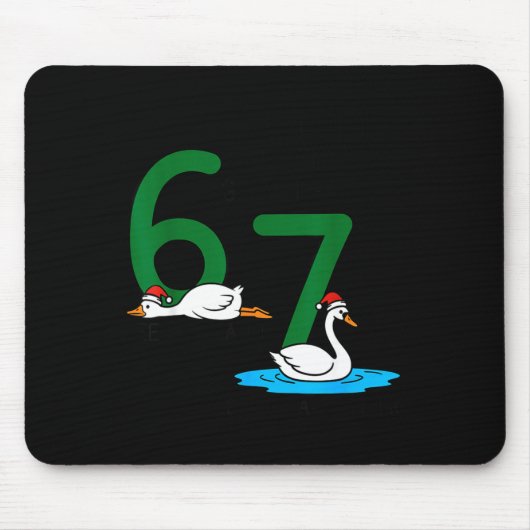 Geese A Laying Swans A Swimming 67 Six Geese Seven Mousepad (Vorne)