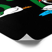 Geese A Laying Swans A Swimming 67 Six Geese Seven Poster (Ecke)