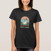 Geese and Music Notes Musician Cute Goose Clef Pre T-Shirt (Vorderseite)