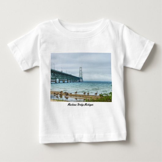 Geese auf Mighty Mac Baby T-shirt (Vorderseite)