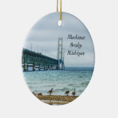 Geese auf Mighty Mac Keramik Ornament (Rechts)