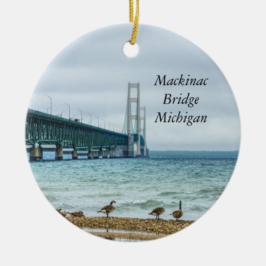 Geese auf Mighty Mac Keramik Ornament (Vorne)