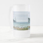 Geese auf Mighty Mac Mattglas Bierglas (Vorderseite Links)