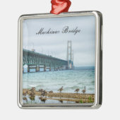 Geese auf Mighty Mac Ornament Aus Metall (Links)
