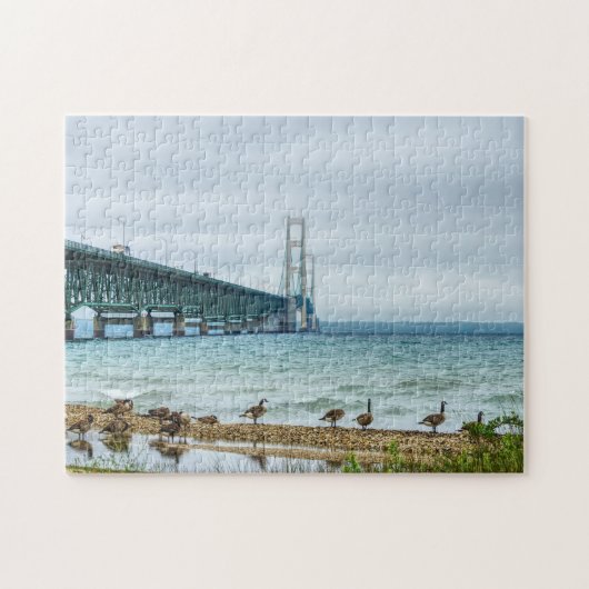 Geese auf Mighty Mac Puzzle (Horizontal)