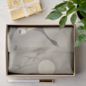 Geese bei Vollmond von Ohara Koson Seidenpapier (Geschenk)