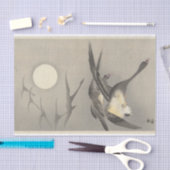 Geese bei Vollmond von Ohara Koson Seidenpapier (Handwerk)