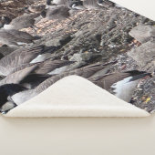 Geese in the Park Sherpa Blanket Sherpadecke (3/4)