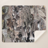 Geese in the Park Sherpa Blanket Sherpadecke (Vorderseite (Horizontal))