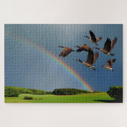 GEESEN ÜBER DEN RAINBOW PUZZLE (Horizontal)