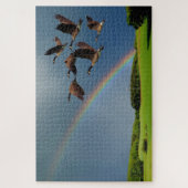 GEESEN ÜBER DEN RAINBOW PUZZLE (Vertikal)