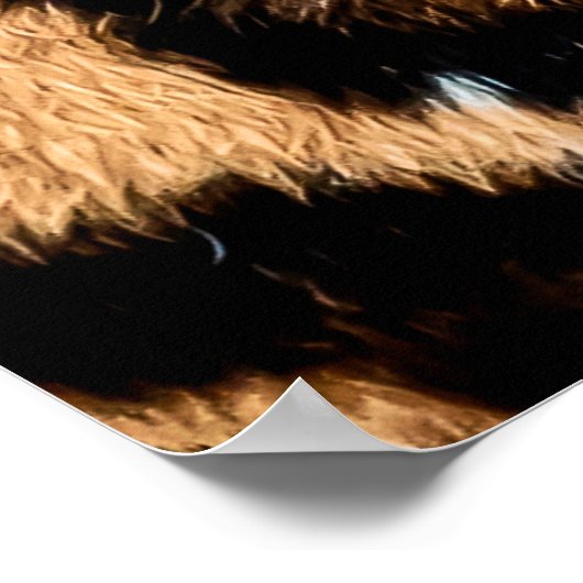 Geetah-Druckstruktur Poster (Ecke)