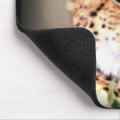 Geetah Portrait von Vollmond: Die Gnade der Natur Mousepad (Ecke)