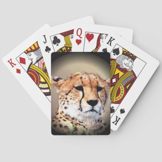 Geetah Portrait von Vollmond: Die Gnade der Natur Spielkarten (Rückseite)