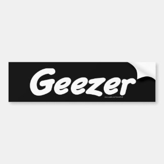 Geezer-Autoaufkleber Autoaufkleber
