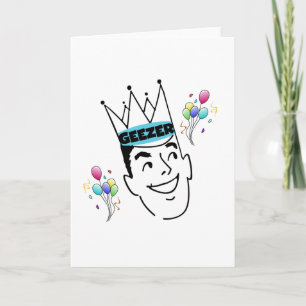 Geezer Birthday Karte