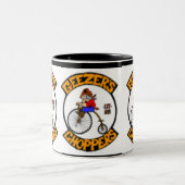 Geezer-Chopper-Tasse Zweifarbige Tasse (Mittel)