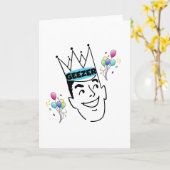 Geezer-Geburtstag Karte (Gelbe Blume)