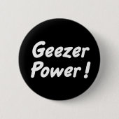 Geezer-Power-Knopf Button (Vorderseite)