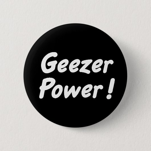 Geezer-Power-Knopf Button (Vorderseite)
