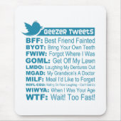 Geezer tweetet - Mousepad (Vorne)