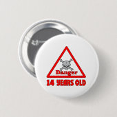 Gefahr 14 button (Vorne & Hinten)