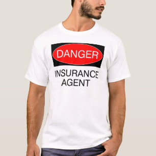 Gefahr - Agent Versicherung Funny T - Shirt Tasse 