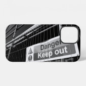 Gefahr Behalt-Out-Zeichen Fall Mate iPhone Fall Hülle (Rückseite (Horizontal))