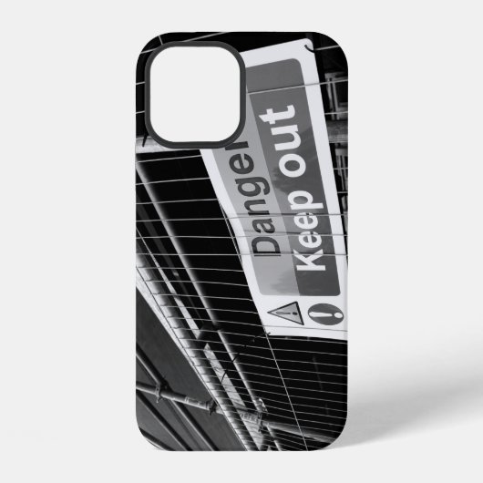 Gefahr Behalt-Out-Zeichen Fall Mate iPhone Fall Hülle (Rückseite)