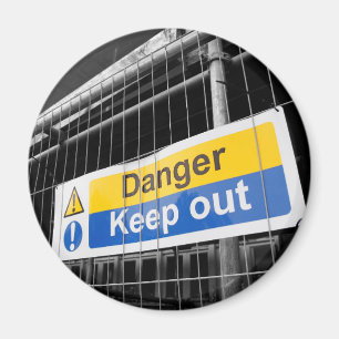 Gefahr behalte den Signalmagnet Magnet
