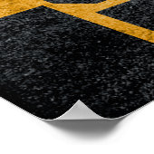 Gefahr beim eigenen Risiko eingeben auf eigenes Ri Poster (Ecke)