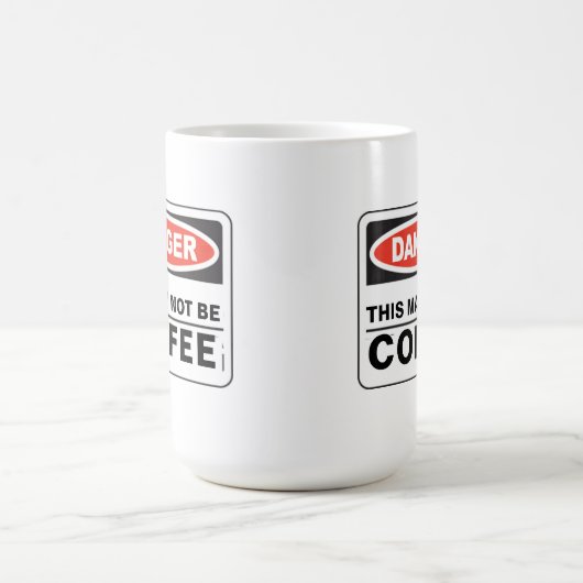 Gefahr, dass das nicht zum Kaffee wird Kaffeetasse (Mittel)