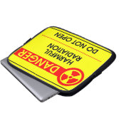Gefahr der schädlichen Strahlung Laptopschutzhülle (Vorne Knopf)