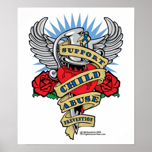 Gefahr der Verhinderung von Kindesmissbrauch Poster (Vorne)