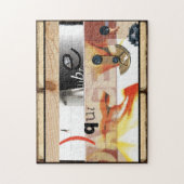 Gefahr - Digitale Collage Art - Puzzle (Vertikal)