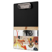 Gefahr - Digitale Collage Art - Zwischenablage Klemmbrett (Links)