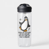 Gefahr Funny Penguin CamelBak Eddy Trinkflasche (Vorderseite)